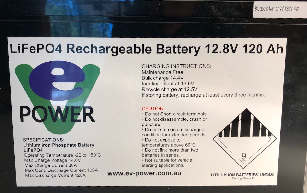 12V 120Ah LiFePO4 SLIMLINE Battery with BLUETOOTH BMS - Image 4